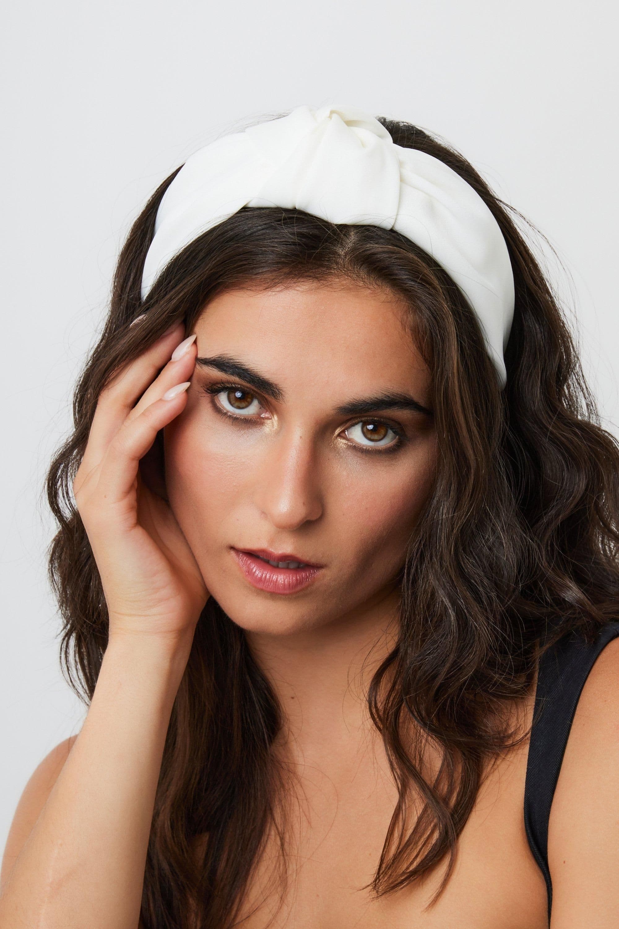 Oversized Satin Knot Headband