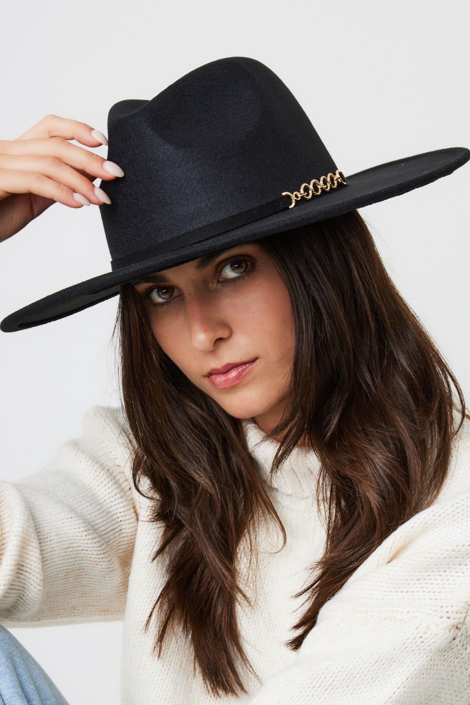Oversized Fedora Trim