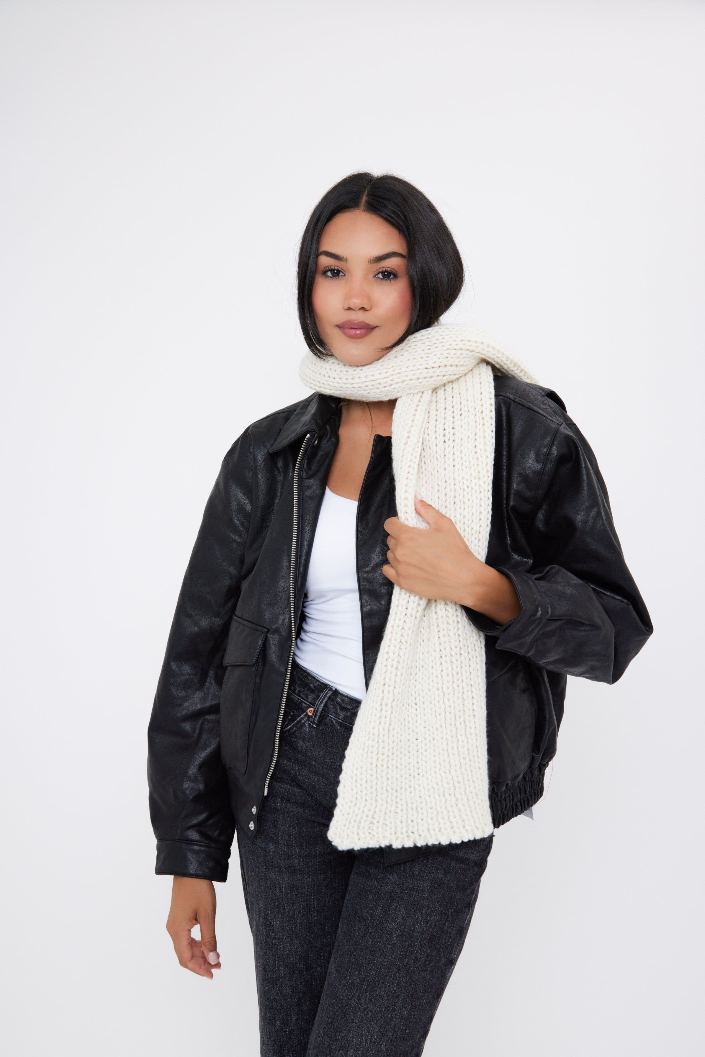 Knitted Chunky Scarf