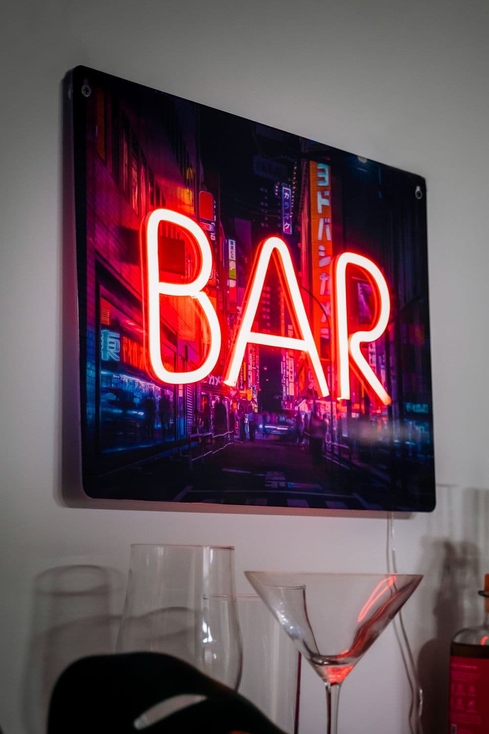 Neon Bar Poster Light