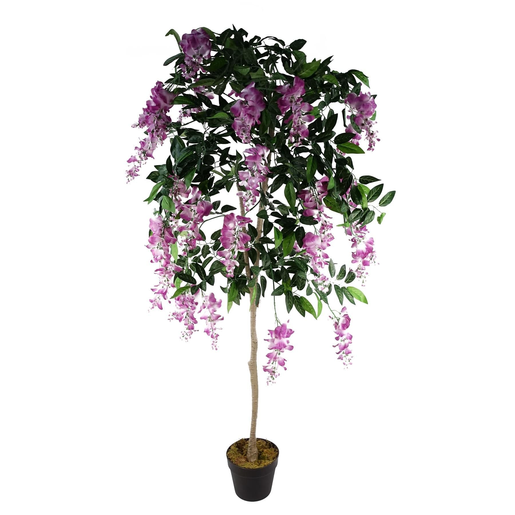 150cm Artificial Light Pink Purple Wisteria Tree