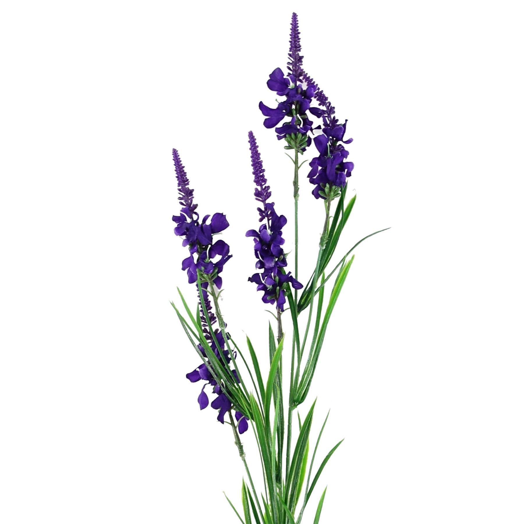 80cm Purple Larkspur Artifical Stem