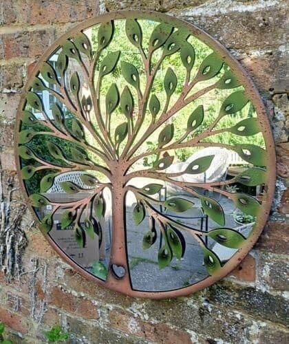 Beautiful Tree Life Mirror Screen 64cm diameter