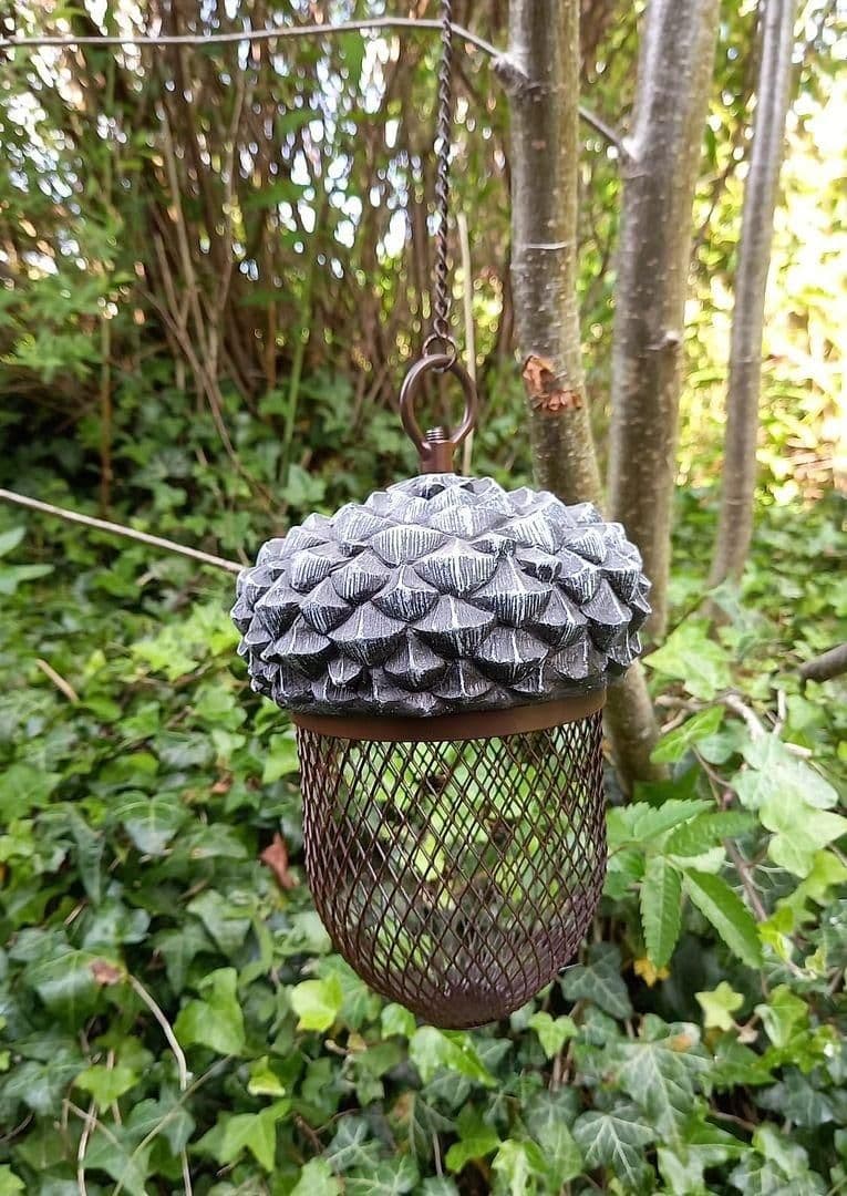 Acorn Bird Feeder Hanging Mesh Peanuts or Seeds