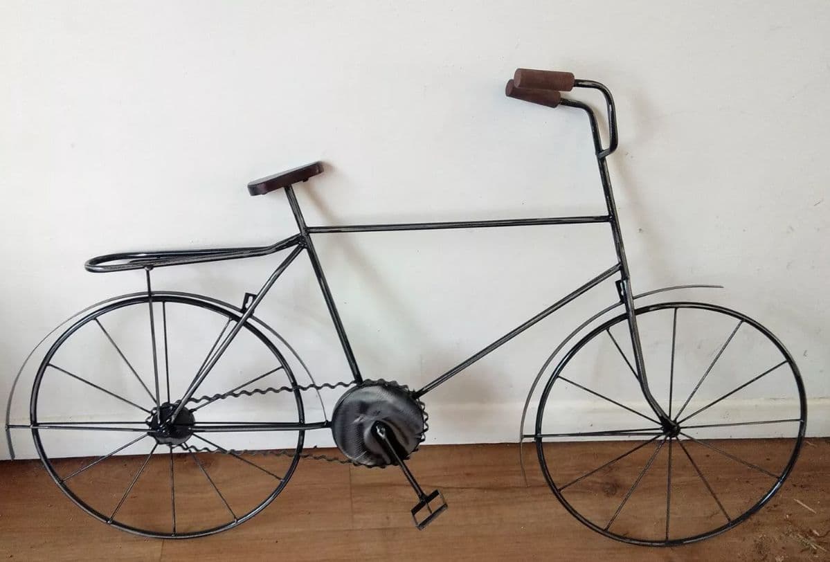 Retro Bicycle Metal Wall Art Home or Garden Décor