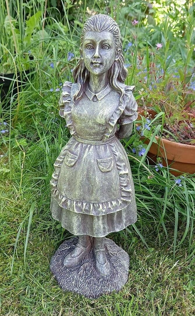 Alice Wonderland Garden Sculpture Decoration Ornament