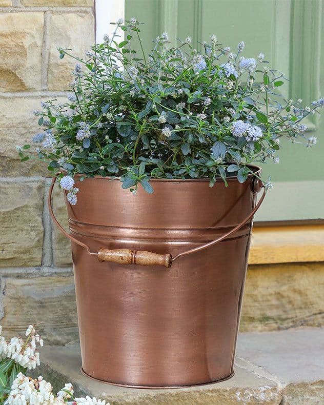 Antique Indoor Outdoor Garden Decor Bucket Planter Pot