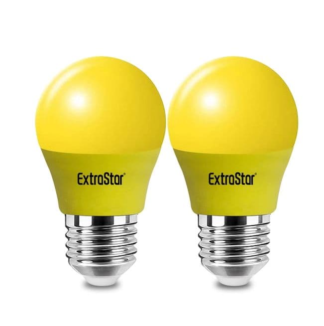 4W LED Golf Ball Modern Coloured Light Bulb E27