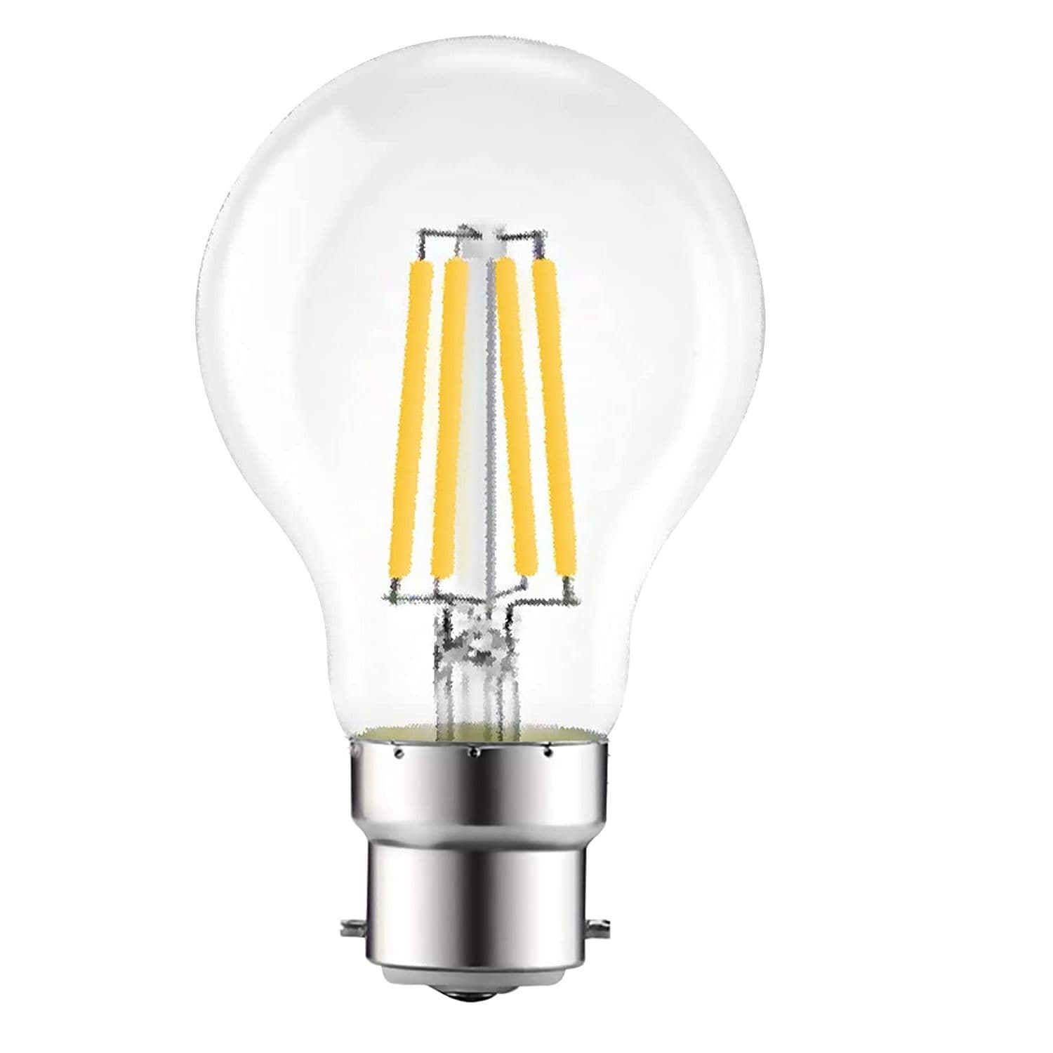 8W LED Filament Light Bulb B22 2700K