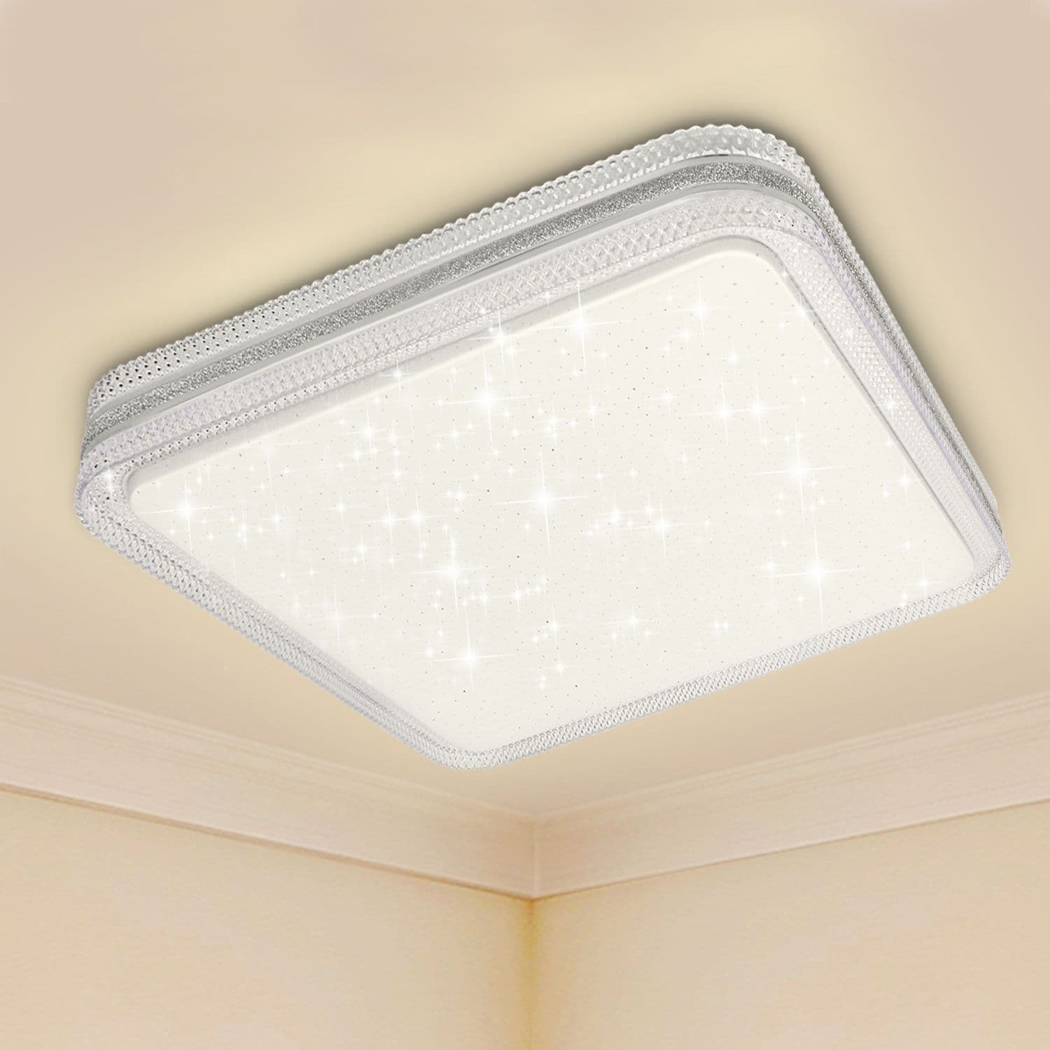 18W LED Square Ceiling Light 3000K 1900 Lumen