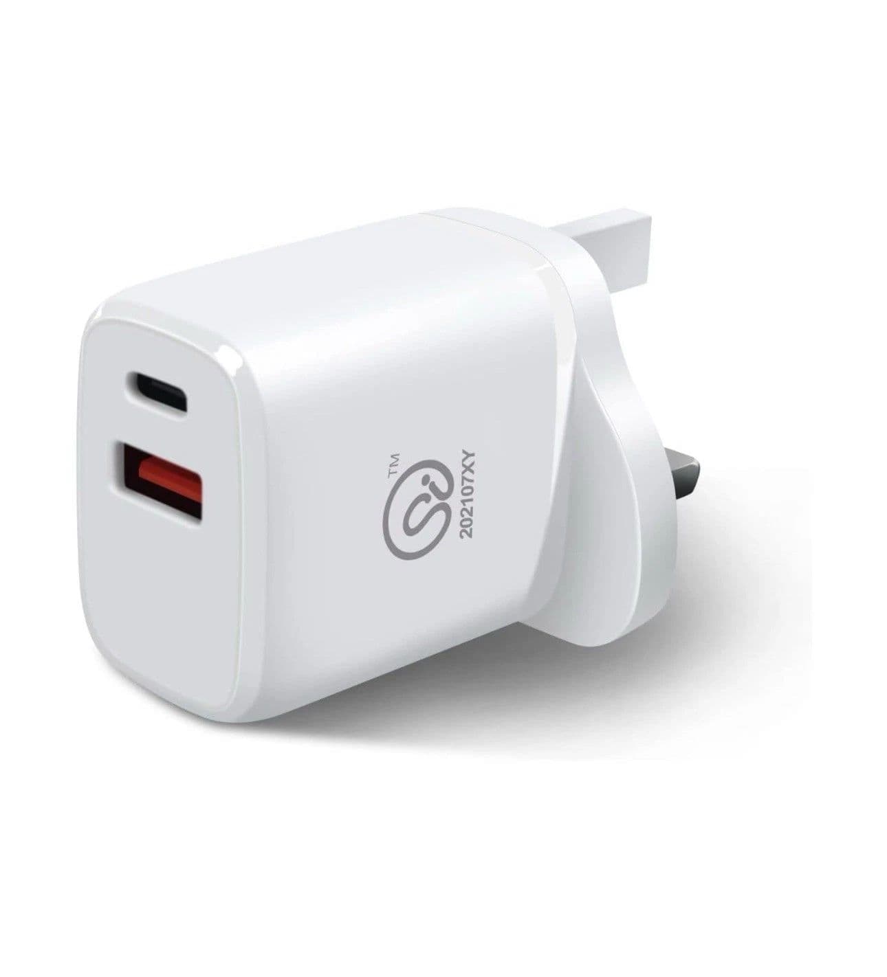 Fast Charging 5V 3A USB+Type C Home Plug Charger