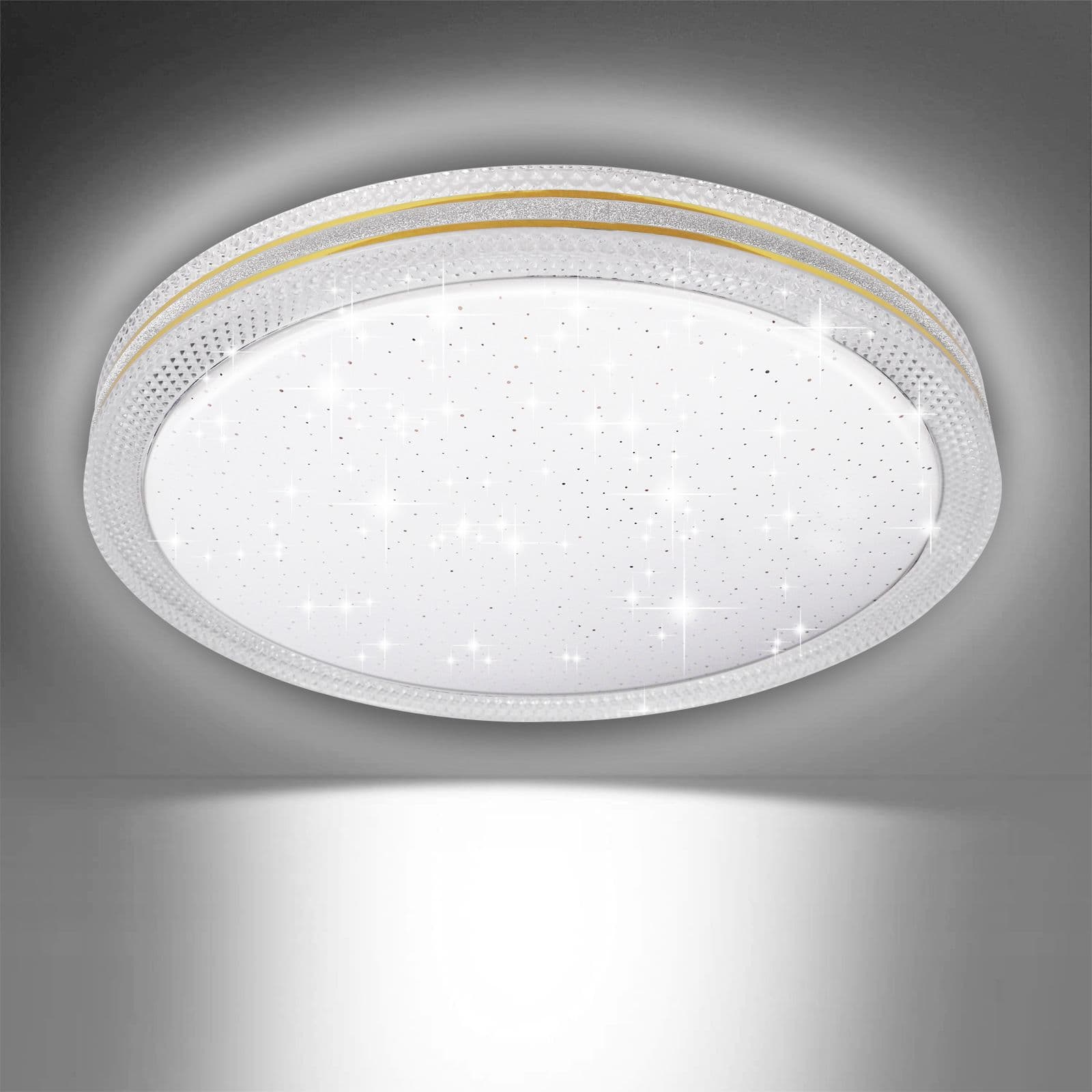 24W LED Ceiling Light 6500K 2500 Lumen Round Edged