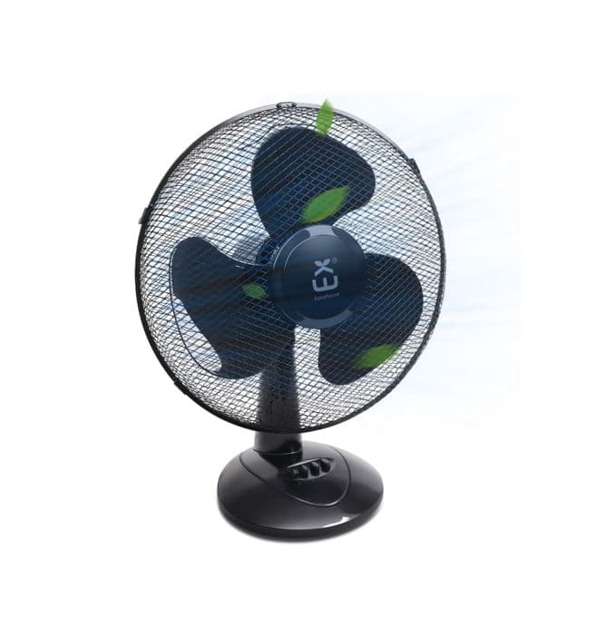 16 Inch Oscillating Electric Table Fan Desk Fan Tilt Adjustable Wide Angled Oscillating Fan Home Office 50W