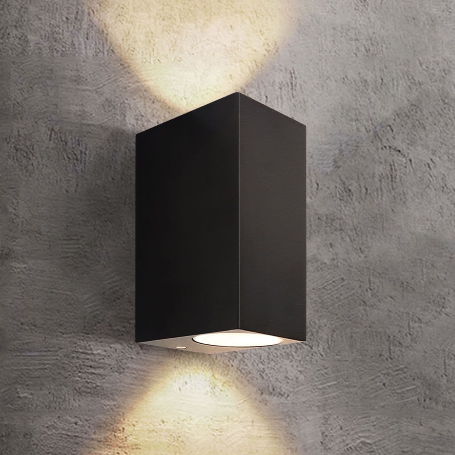 Outdoor Up Down Wall Light GU10 Lamp Holder