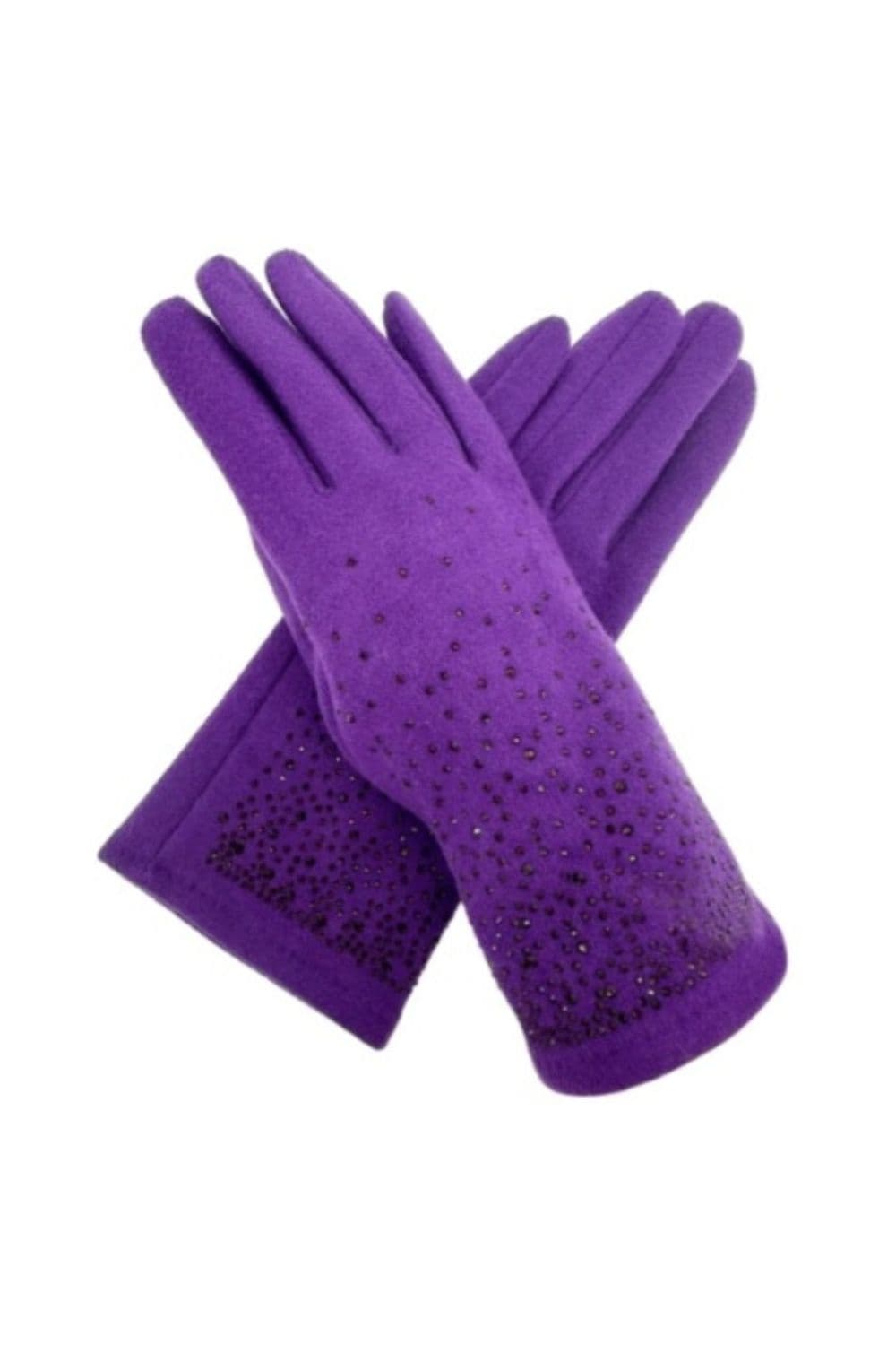 Sparkling Crystals Fashion Glove
