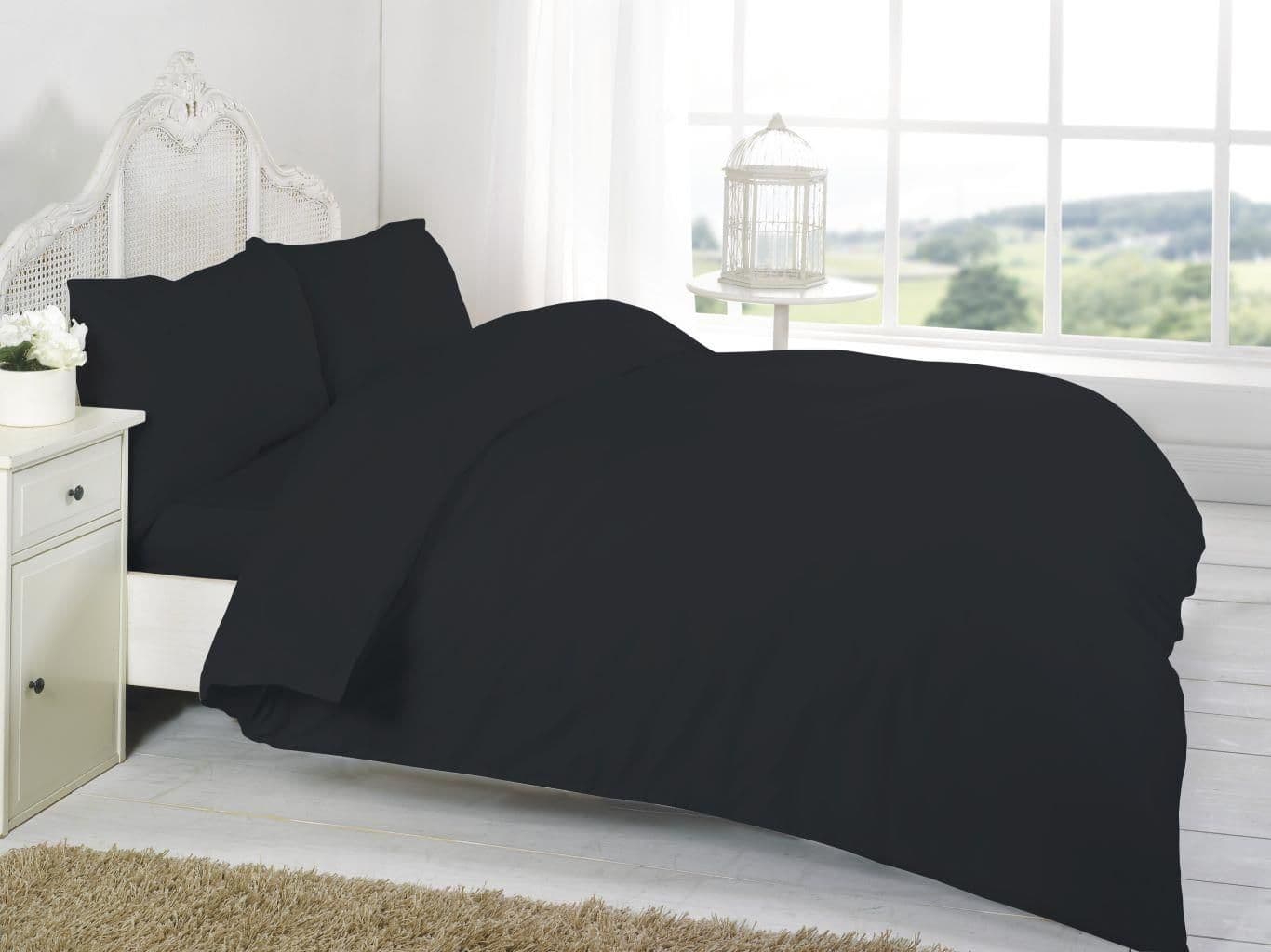 Egyptian Cotton Oxford Pillowcase Pair 200 Thread Count Dark