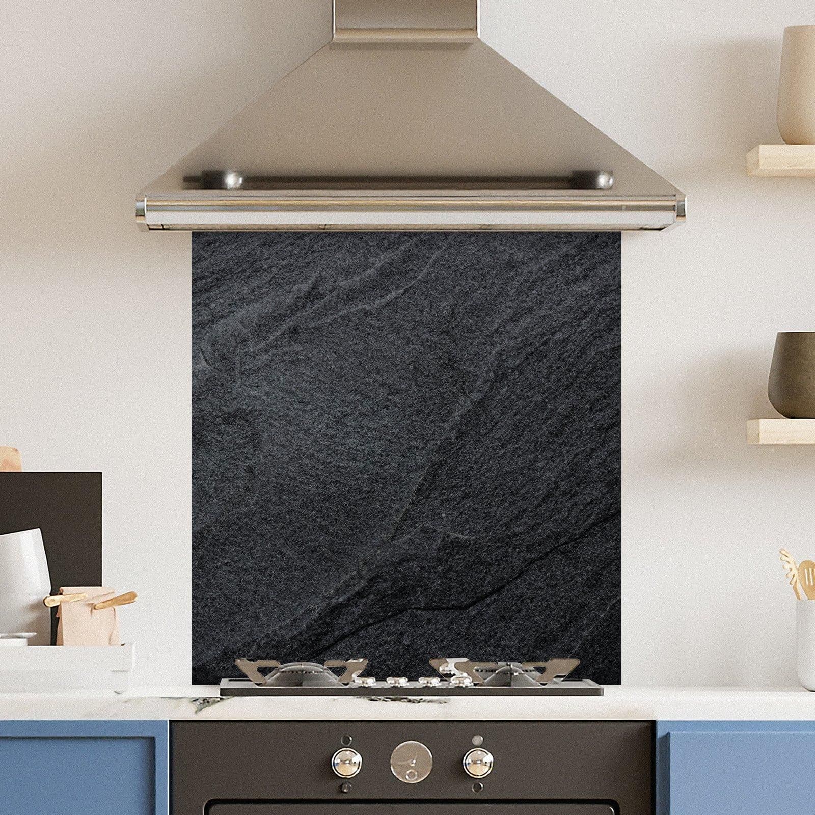 Premium 70cm x 75cm 6mm Concrete Glass Kitchen Splashback Various Sizes Toughened 70 cm