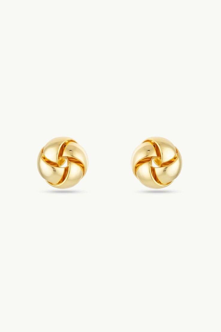 Iris Knotted Stud Earrings