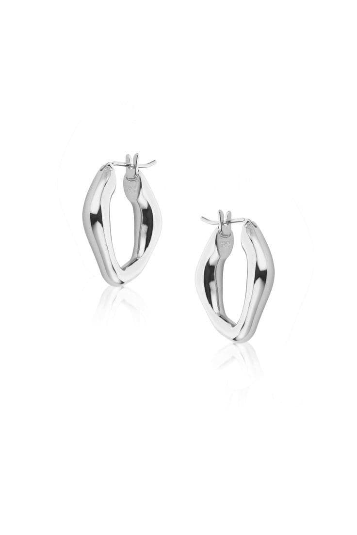 Liv Silver Signature Hoop Earring