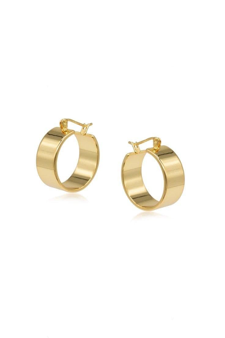 Charlotta Gold Everyday Hoop Earrings