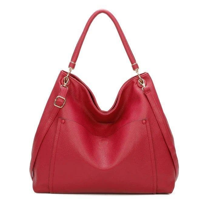 Fontanella Fashion Women's Gigante Oversize PU Shoulder Bag in Fuchsia