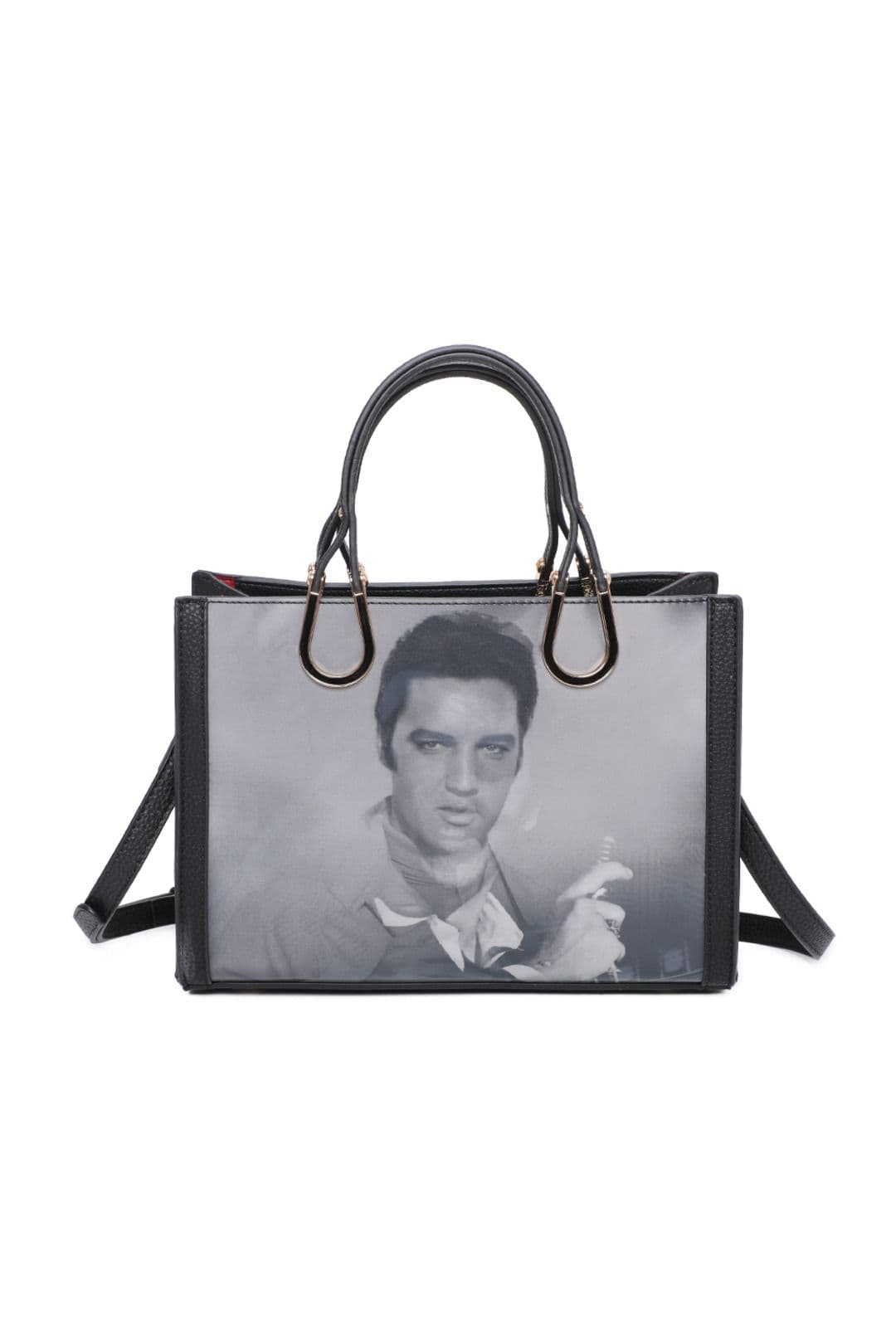 Fontanella Fashion Women's Belle PU Top-Handle Bag in Black