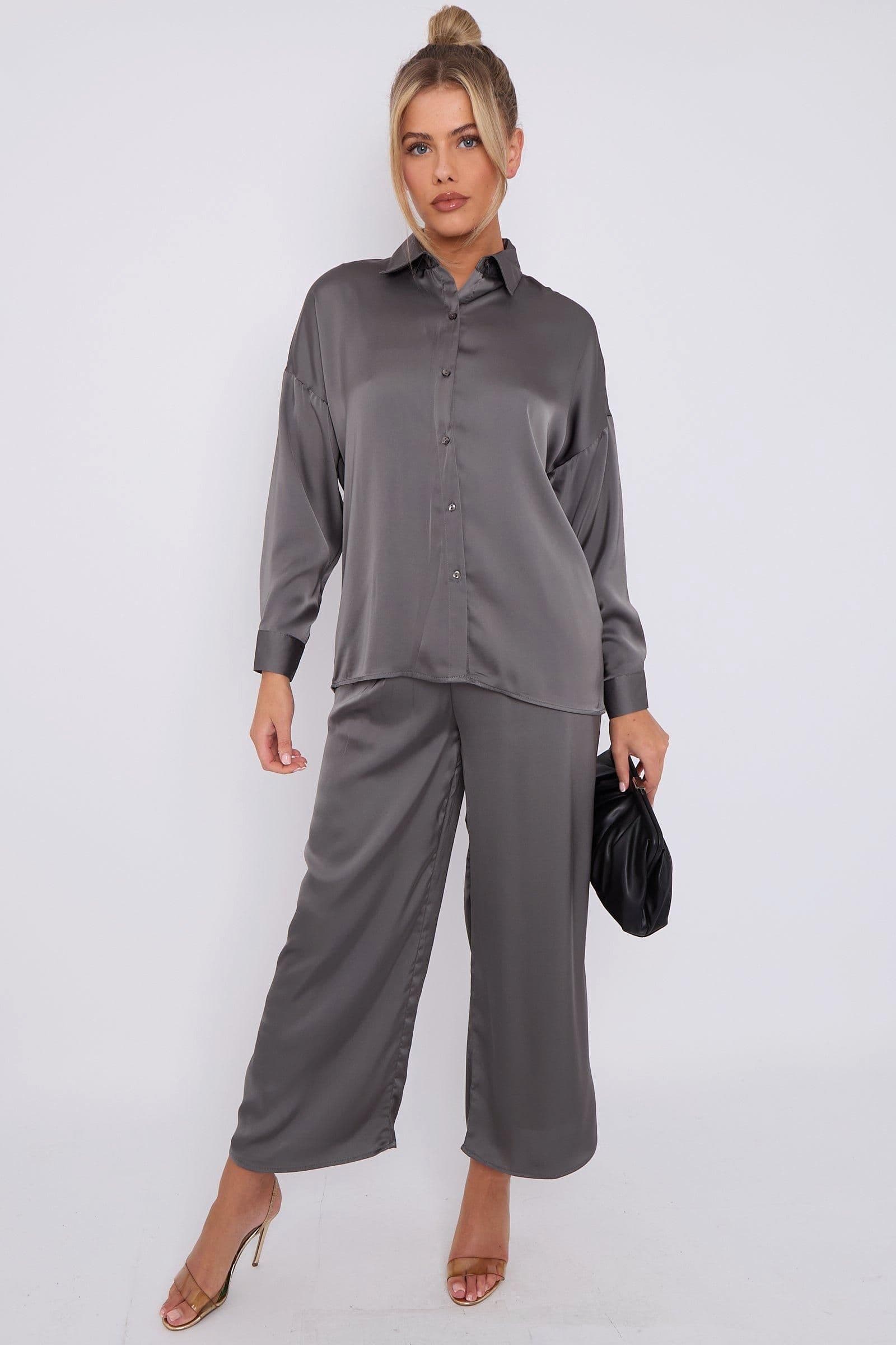Brushed Satin Trousers