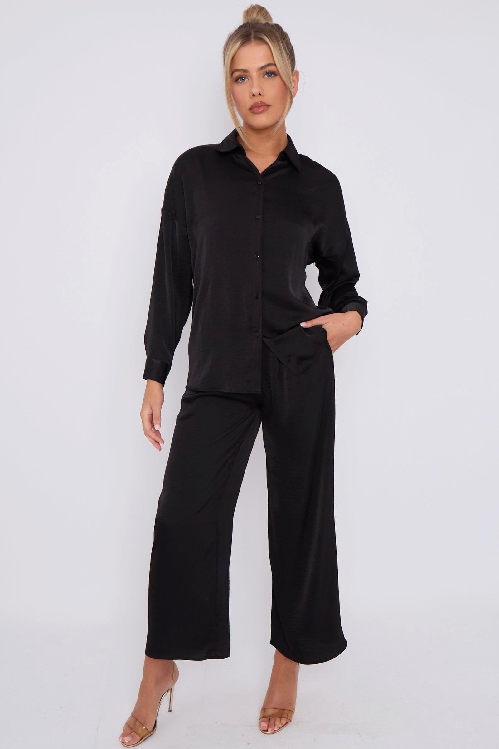 Brushed Satin Trousers