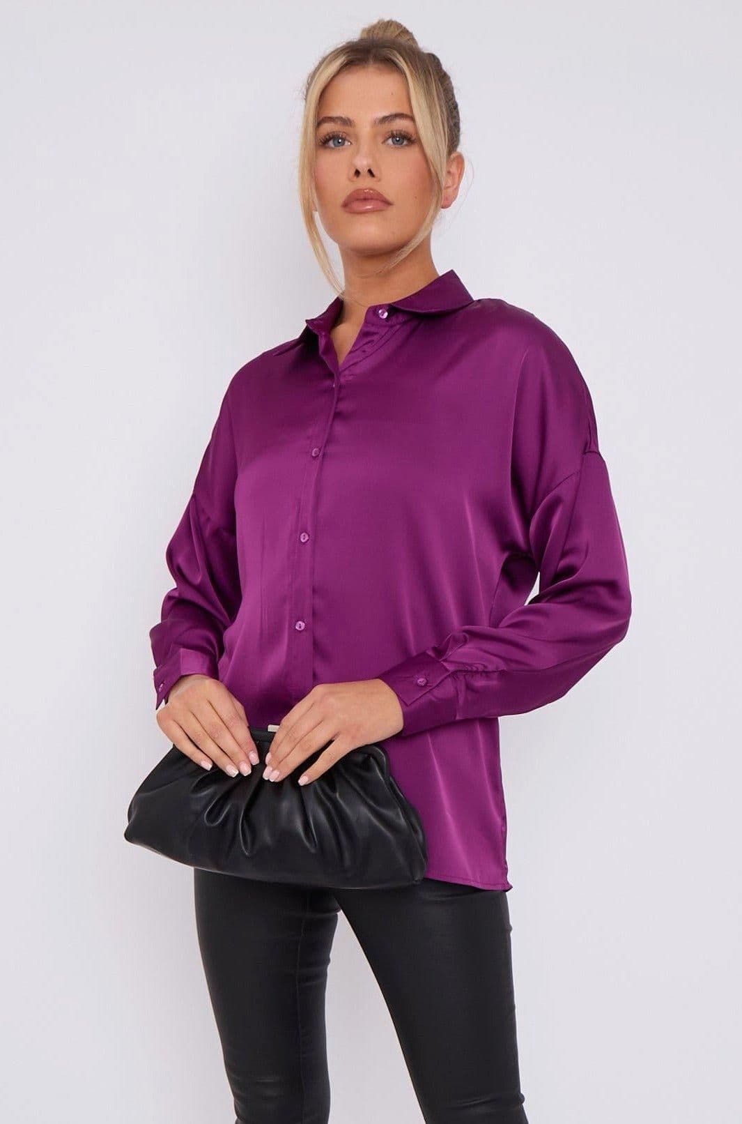 Brushed Satin Shirt