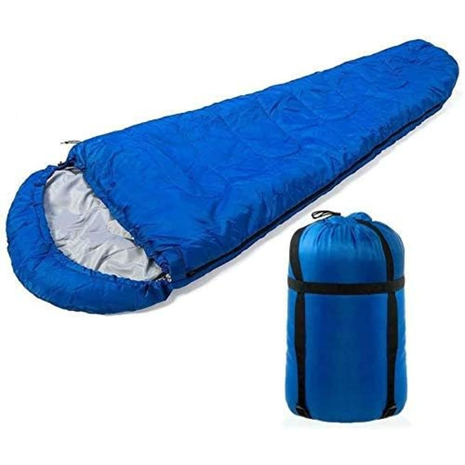 Mummy Shape Sleeping Bag Warm Single All Seasons Camping Backpacking Sleeping Bag
