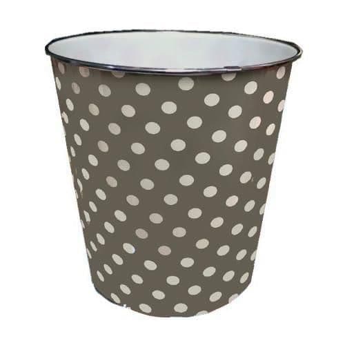 Plastic Waste Paper Basket Bin Round Trash Can Lightweight Recycling Rubbish Bin