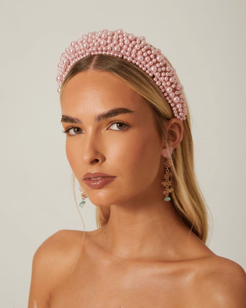 Blush Pink Pearl Headband