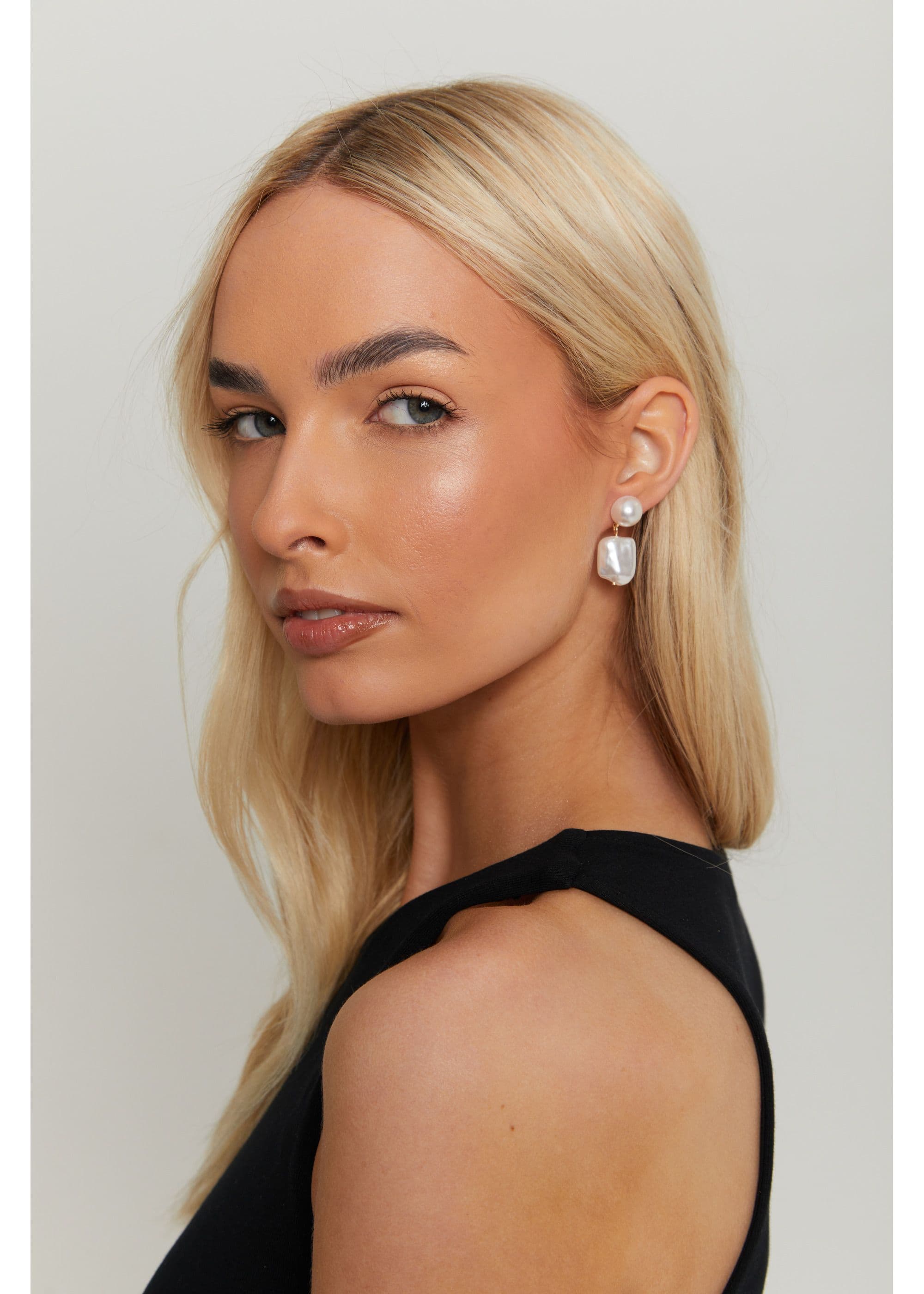 Ivory Pearl Drop Earrings