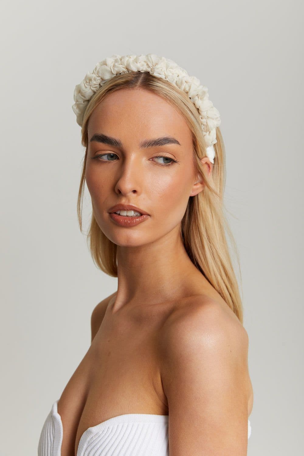 Ivory Floral Headband