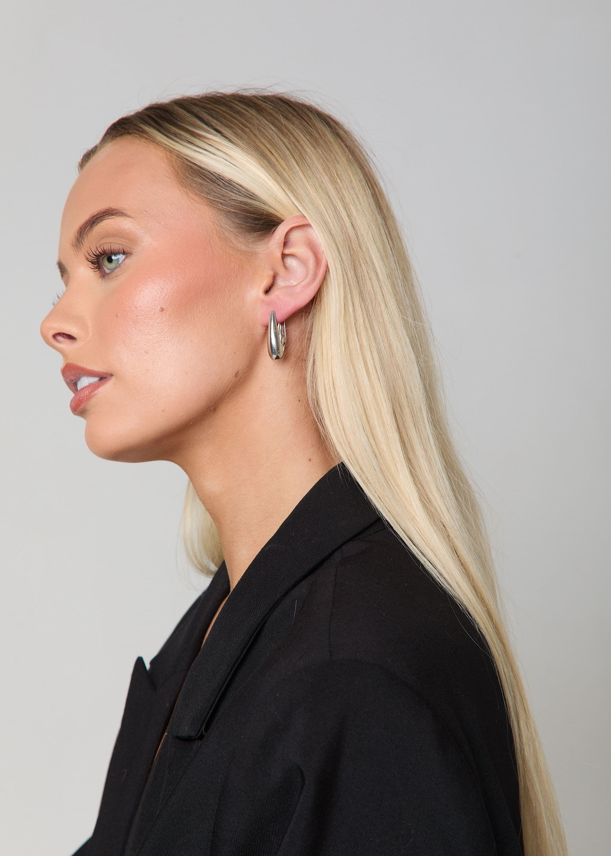 Madein Women's Silver Earrings | Size: Standard