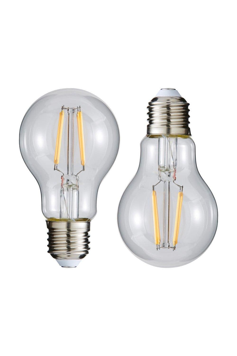 Pack 2 6W 2 E27 Edison Screw LED Bulb