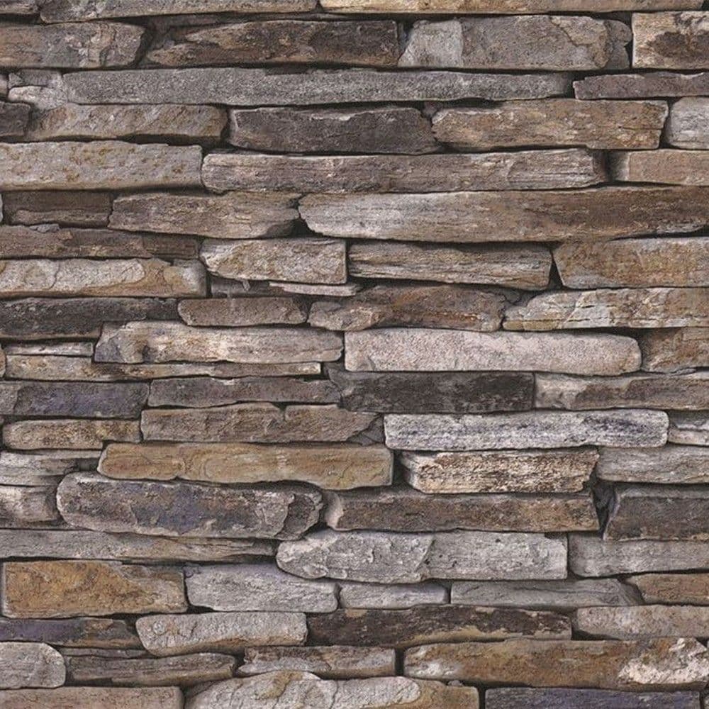 Slate Effect Textured Wallpaper
