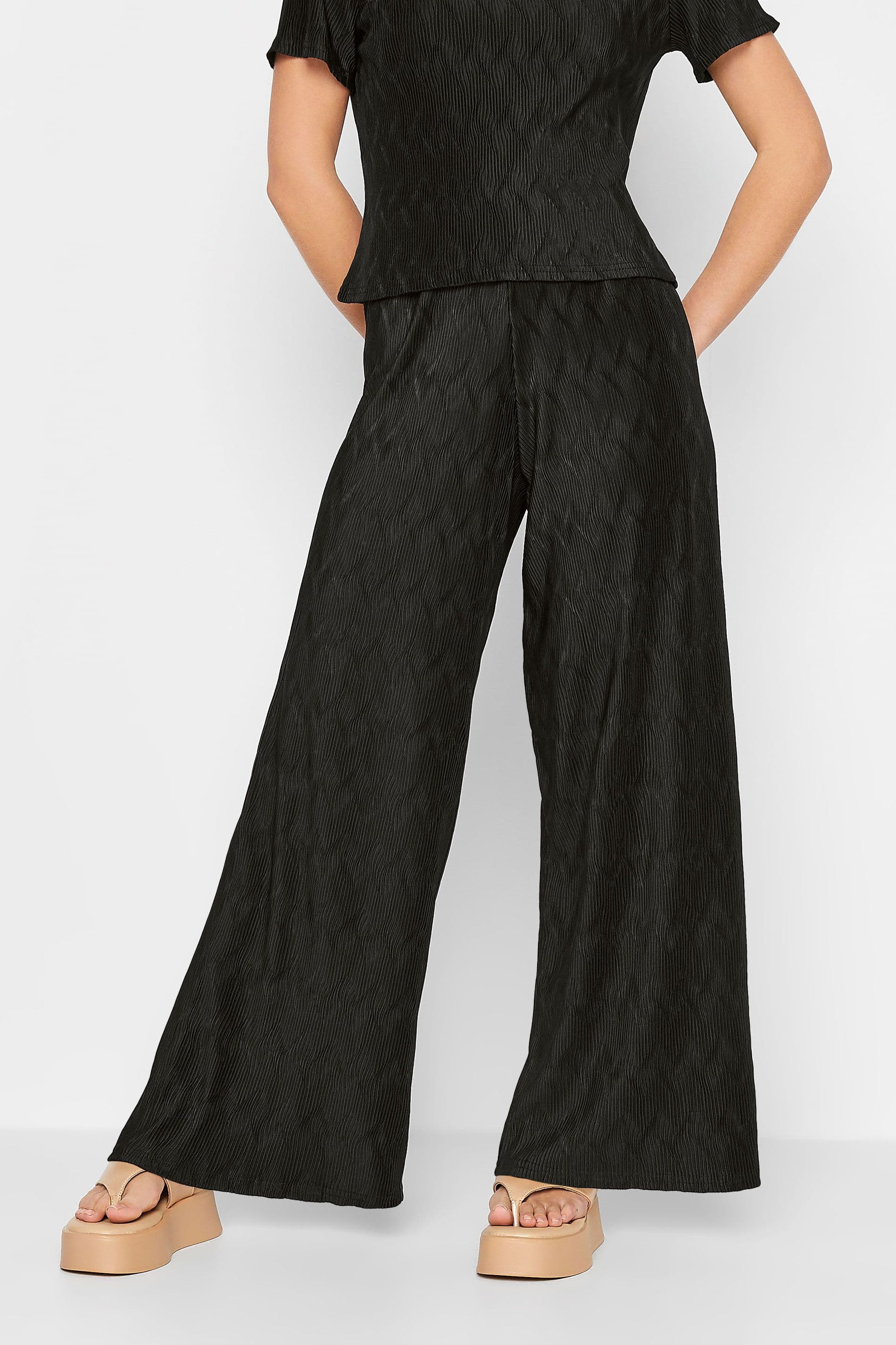 Petite Wide Leg Trousers