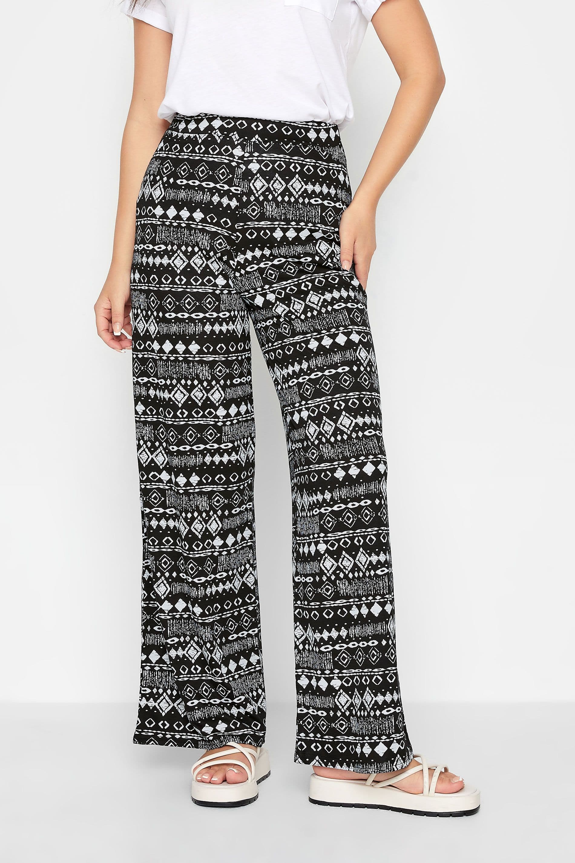 Petite Wide Leg Trousers