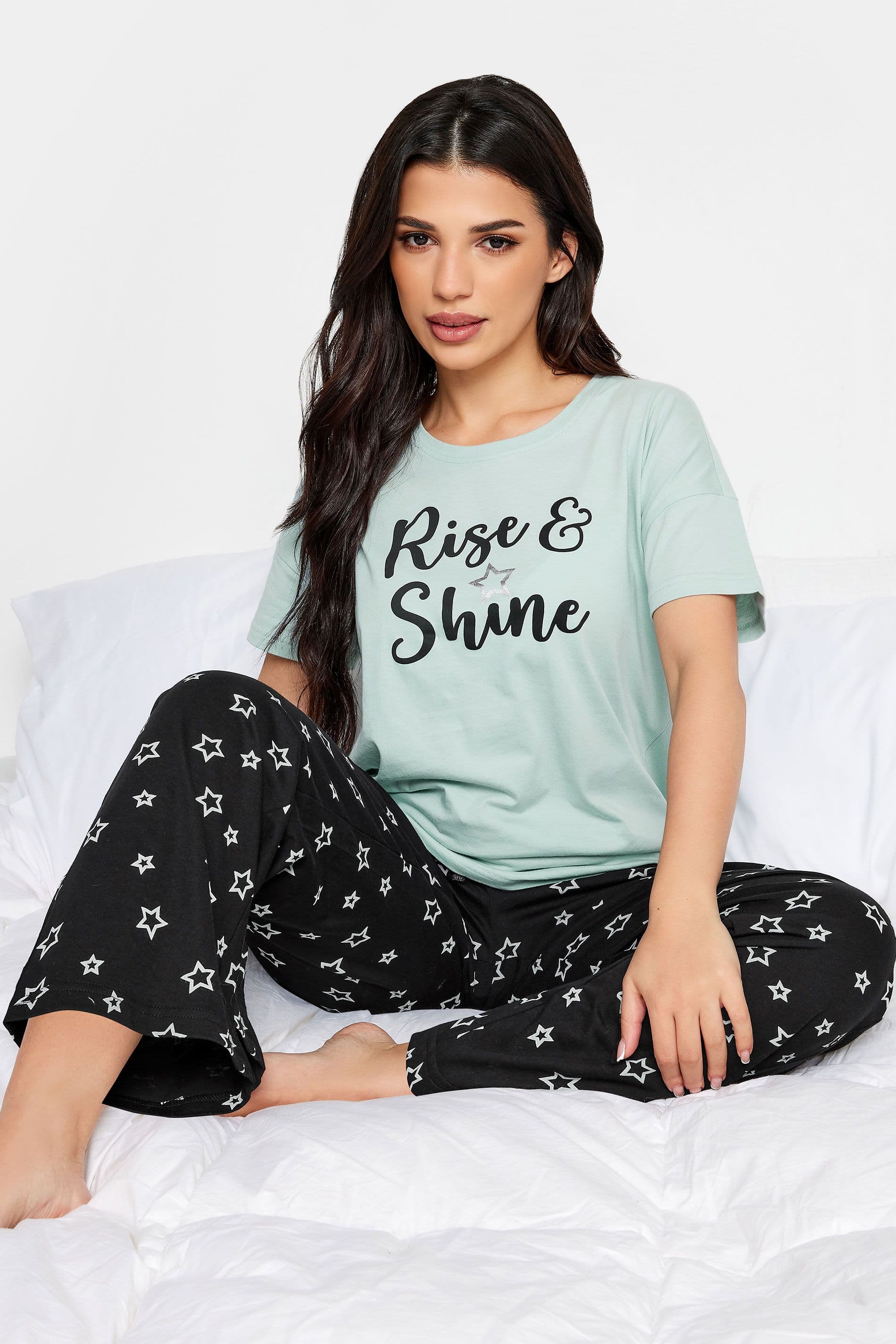 Petite Printed Pyjama Set