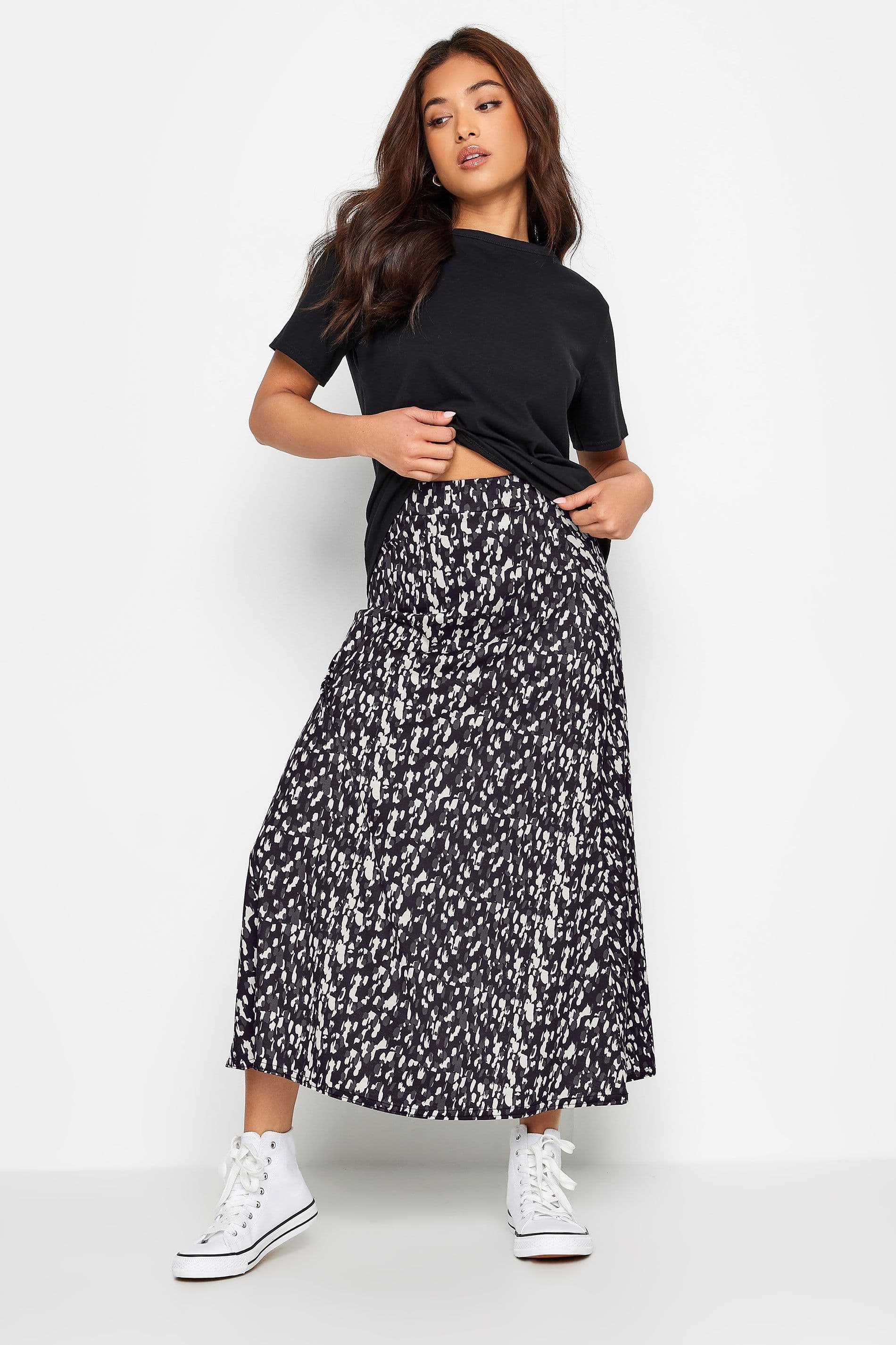 Printed Maxi Skirt