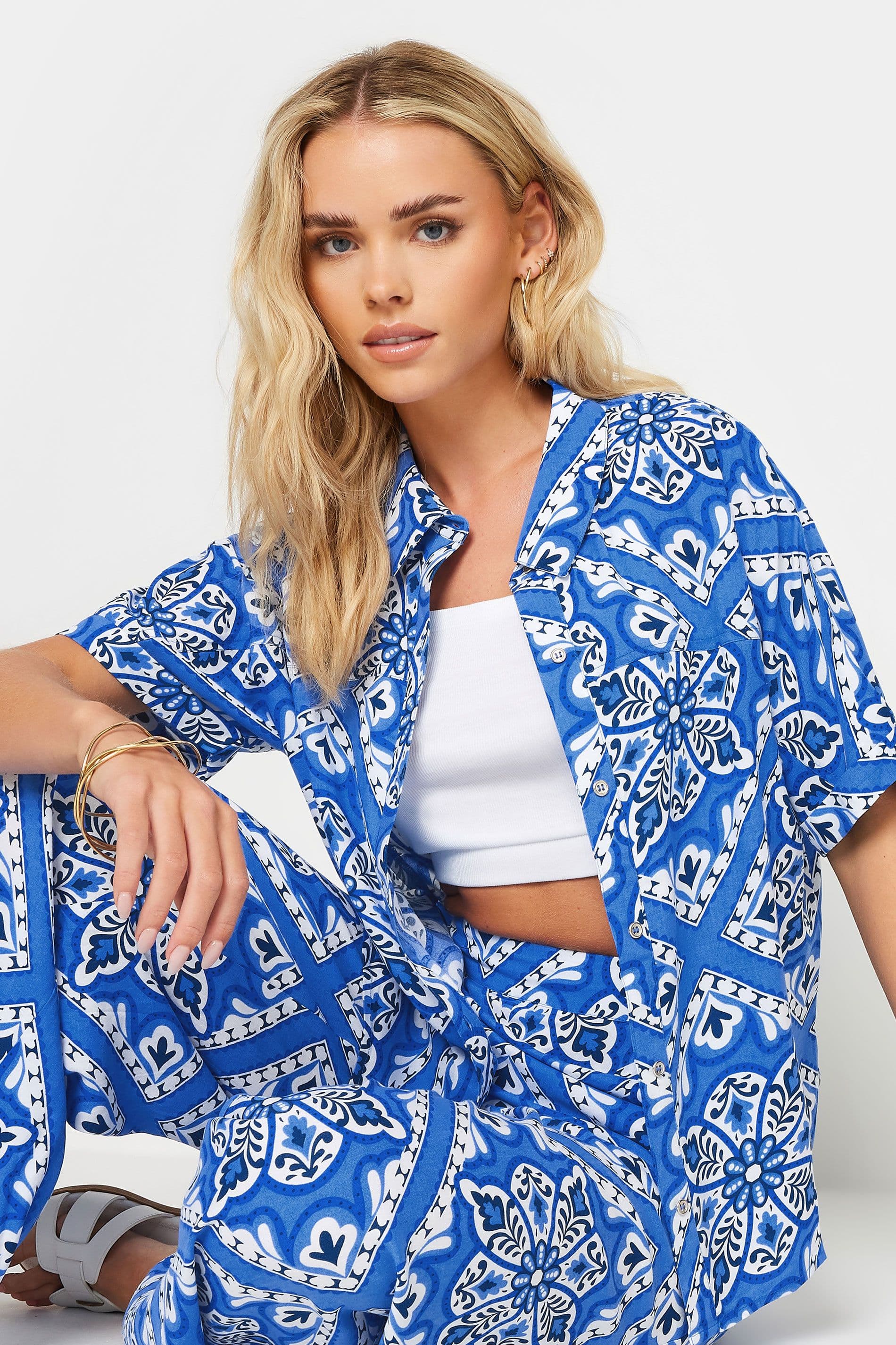 Petite Printed Shirt