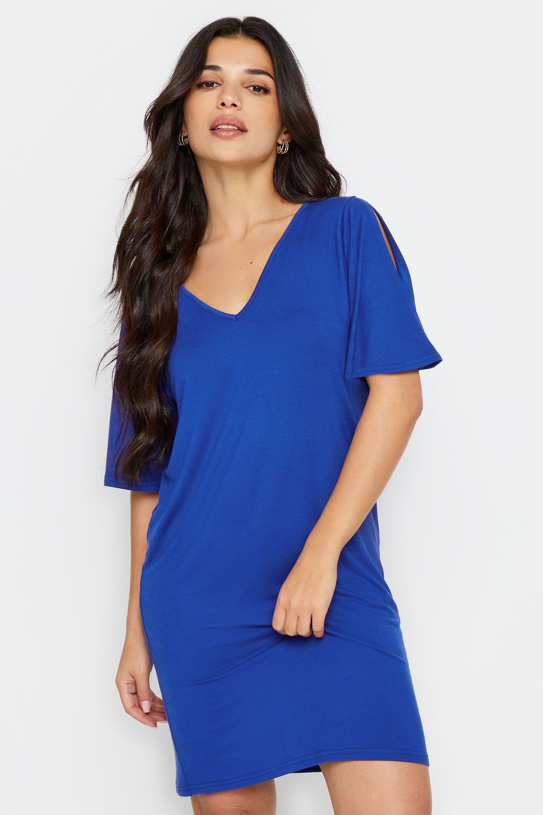 Petite Tie Back T-Shirt Dress