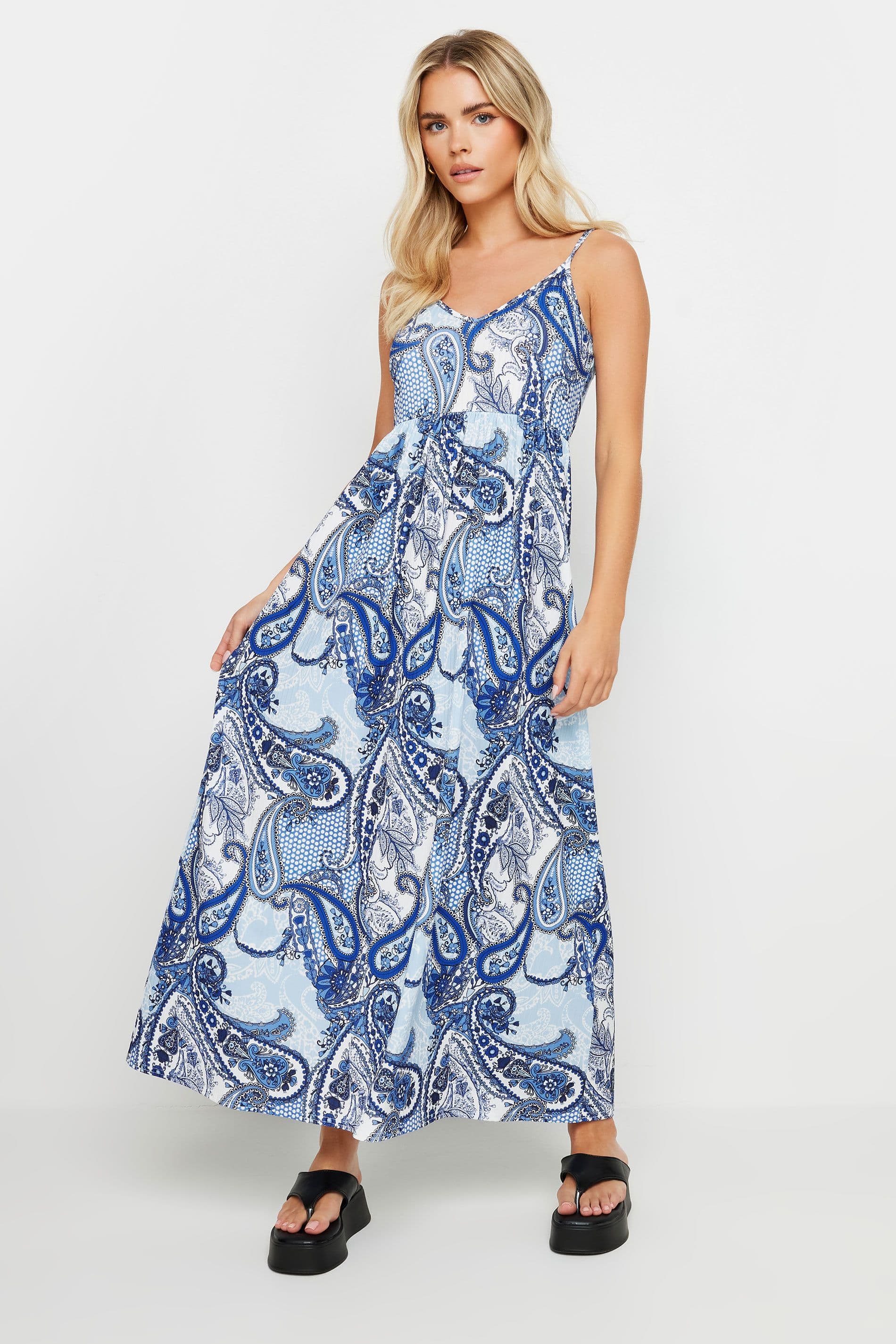 Petite Printed Maxi Dress
