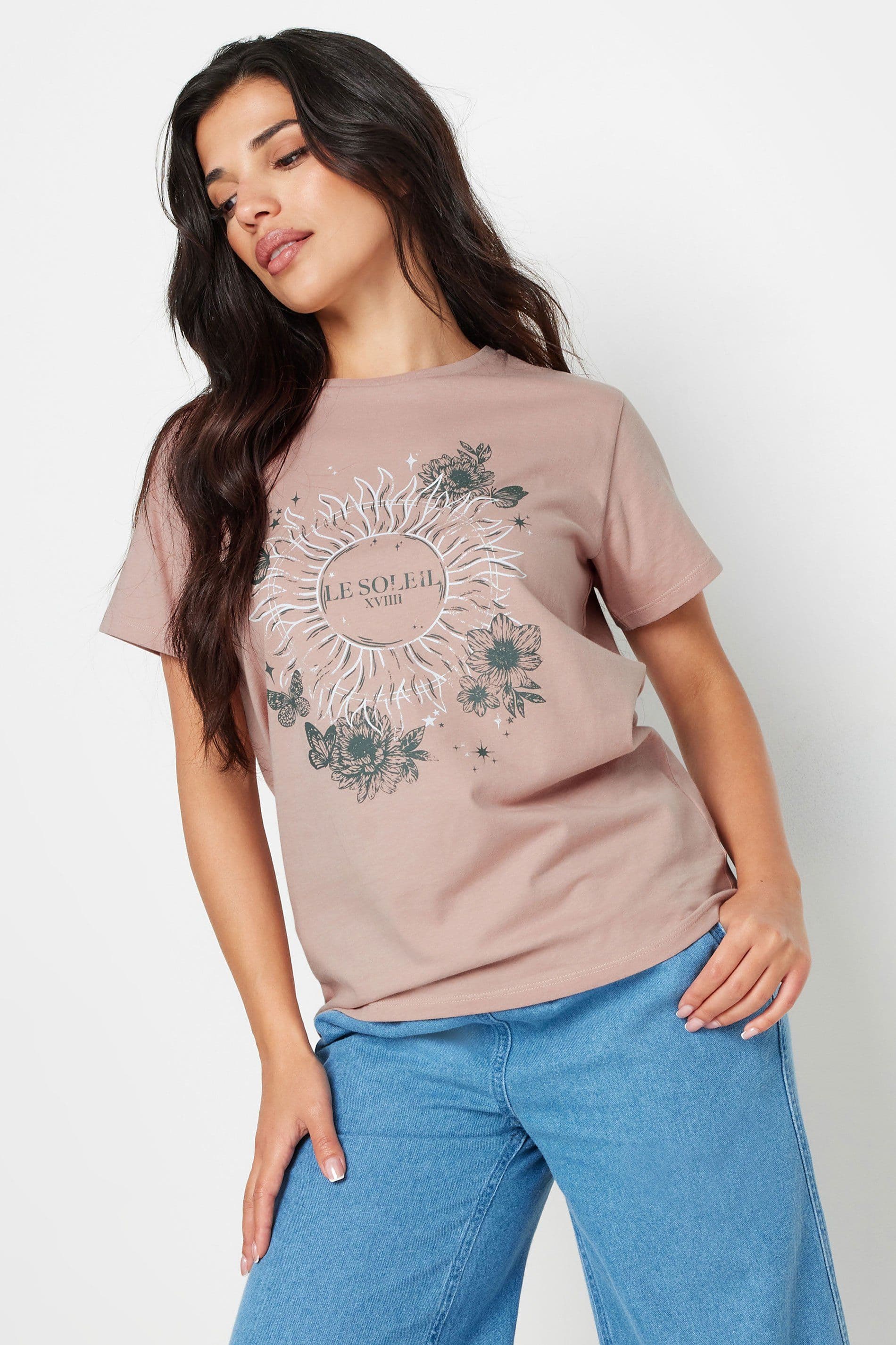 Petite Slogan T-Shirt