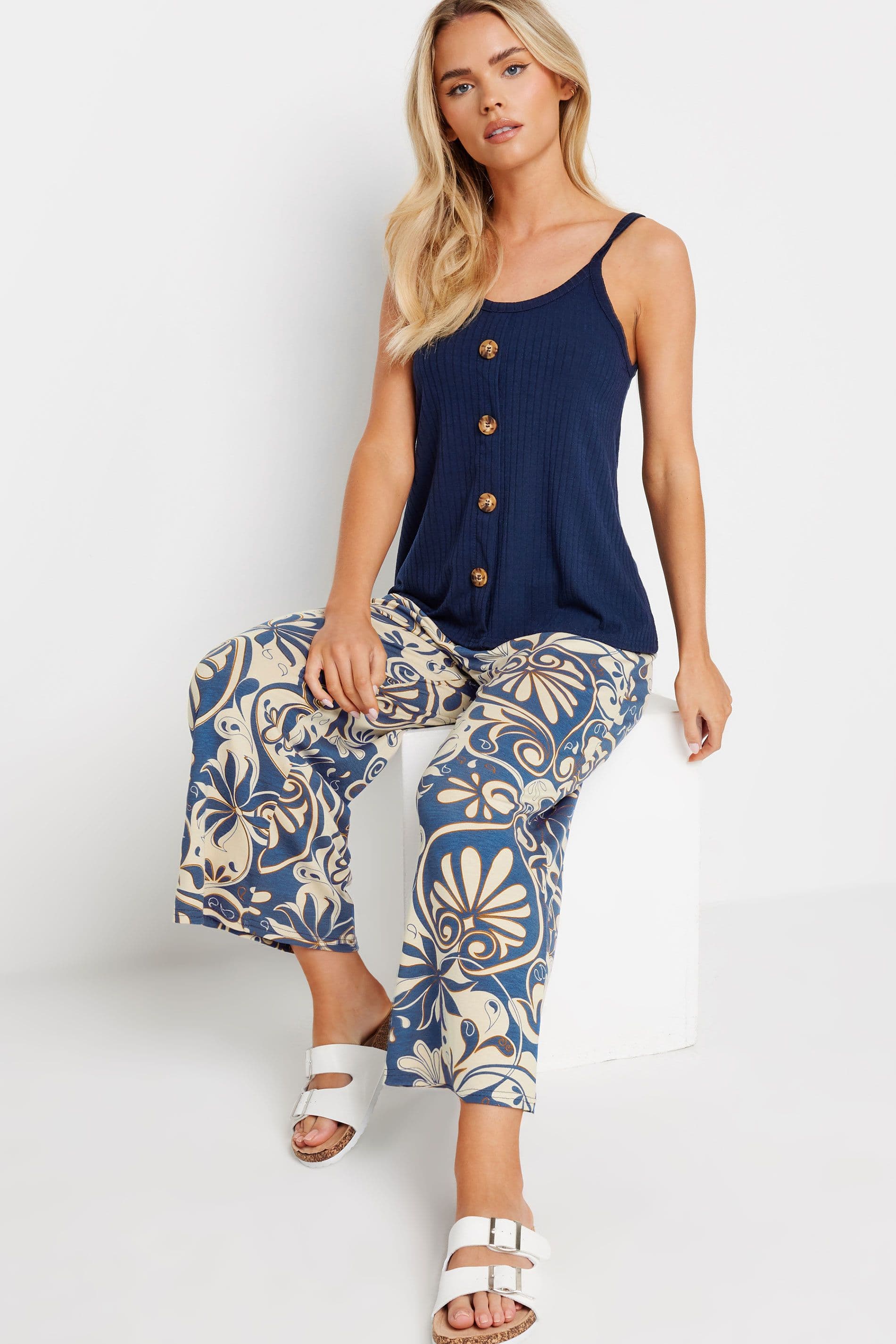 Petite Cropped Trousers