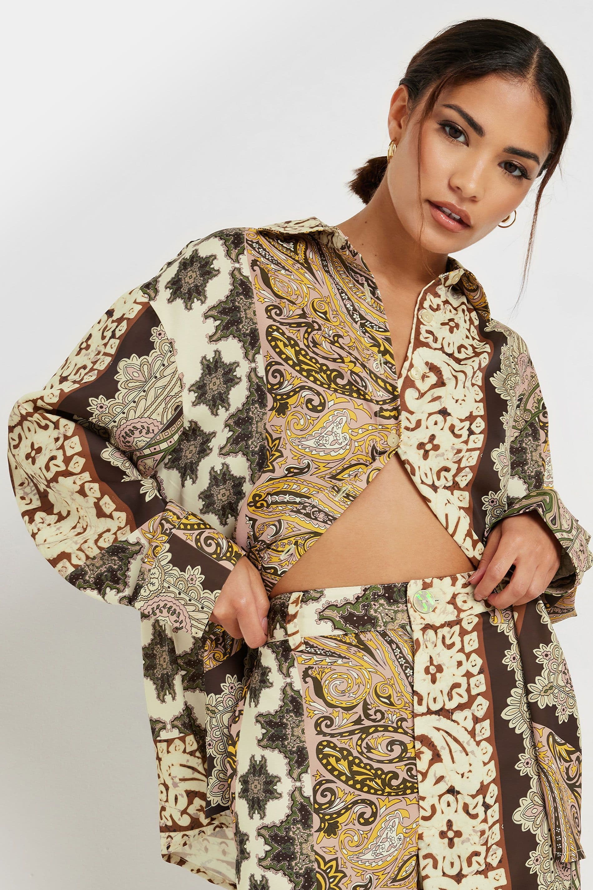 Petite Patchwork Shirt