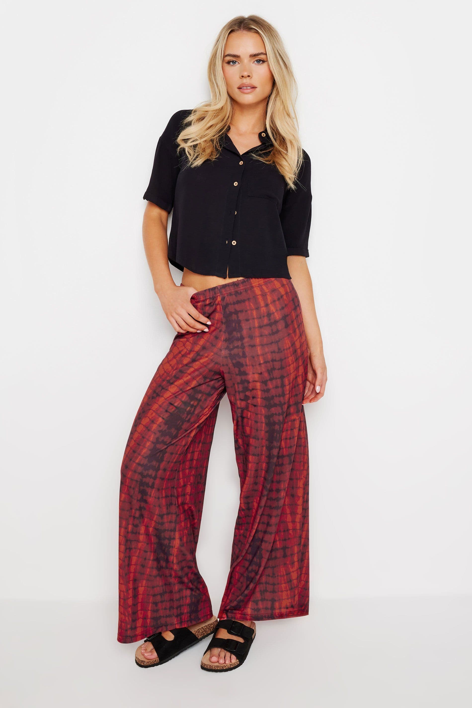 Petite Wide Leg Trousers