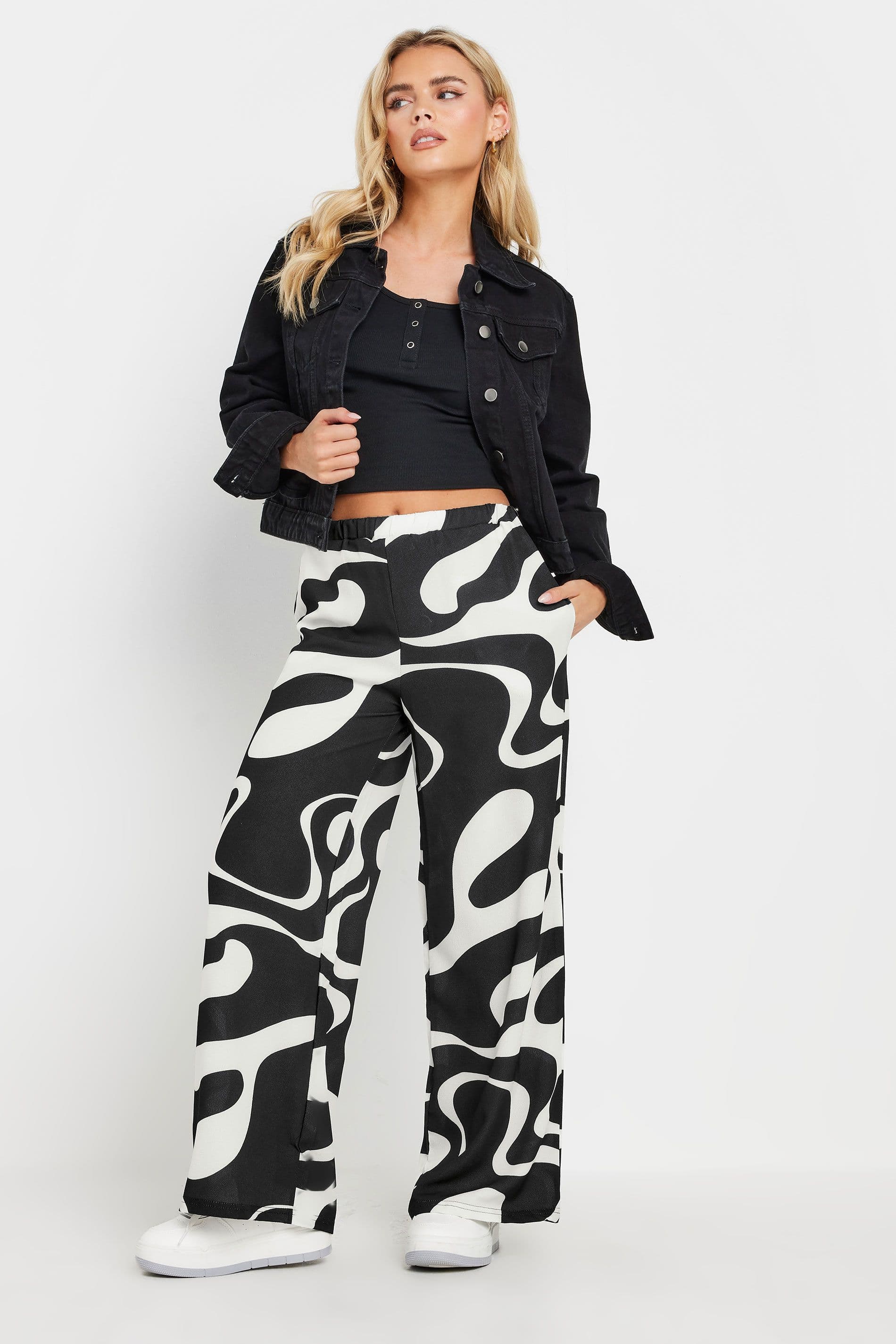 Petite Wide Leg Trousers