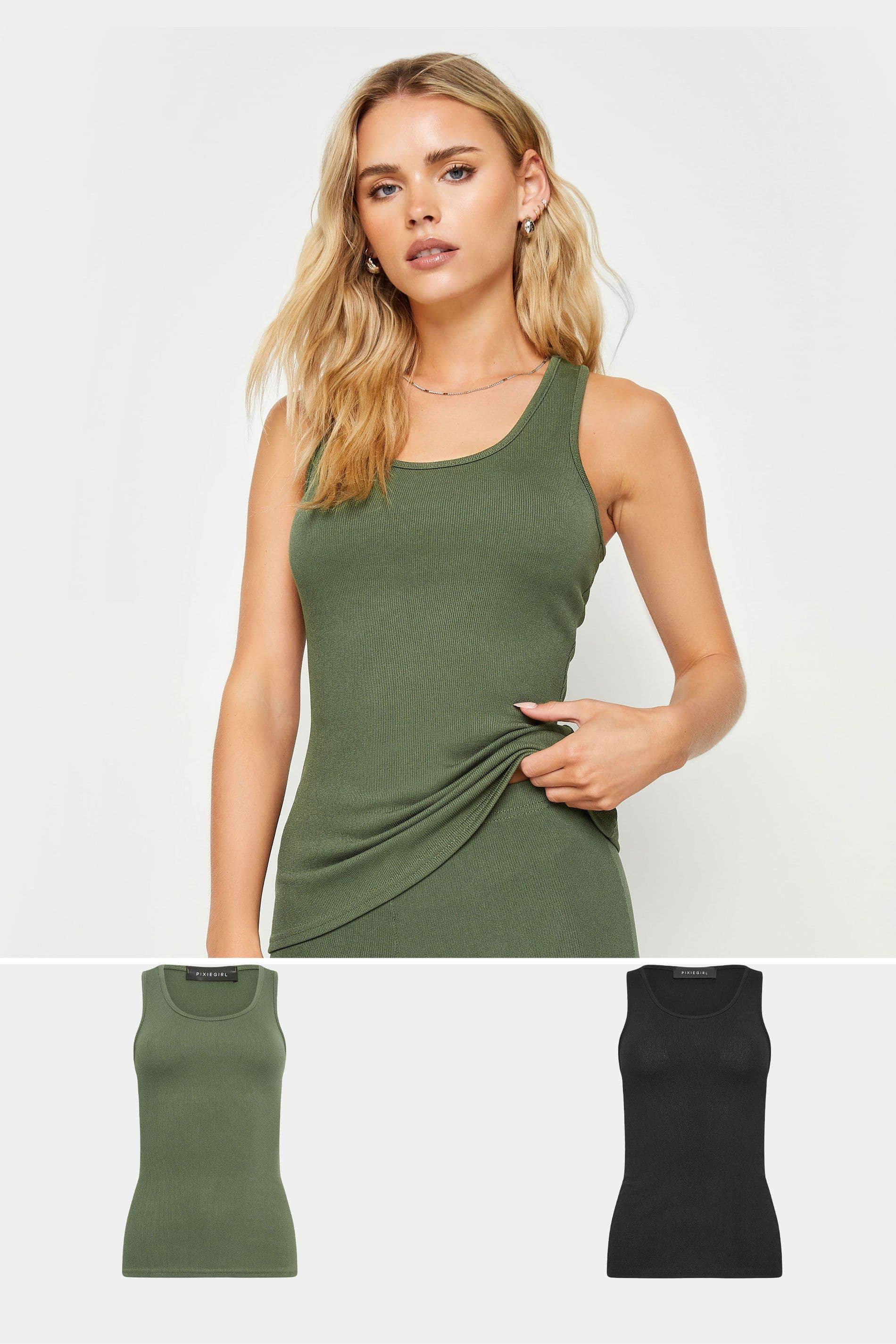 Petite 2 Pack Vest Tops